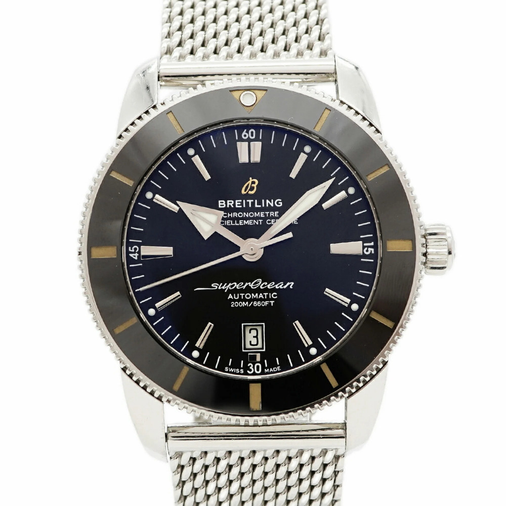 Breitling Superocean AB2020 Black Dial Men's Watch